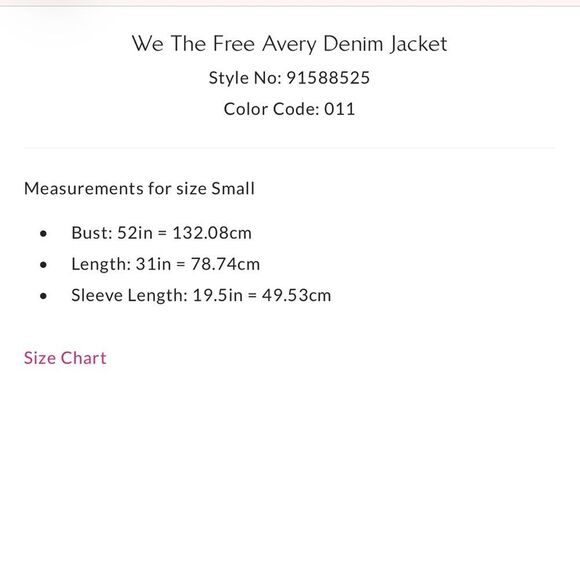 NWOT Free People We the Free Avery Denim Jacket in Cashmere - Picture 3 of 7